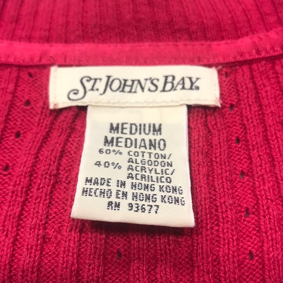 Red Scoop-neck Sweater - Picture 3 of 3